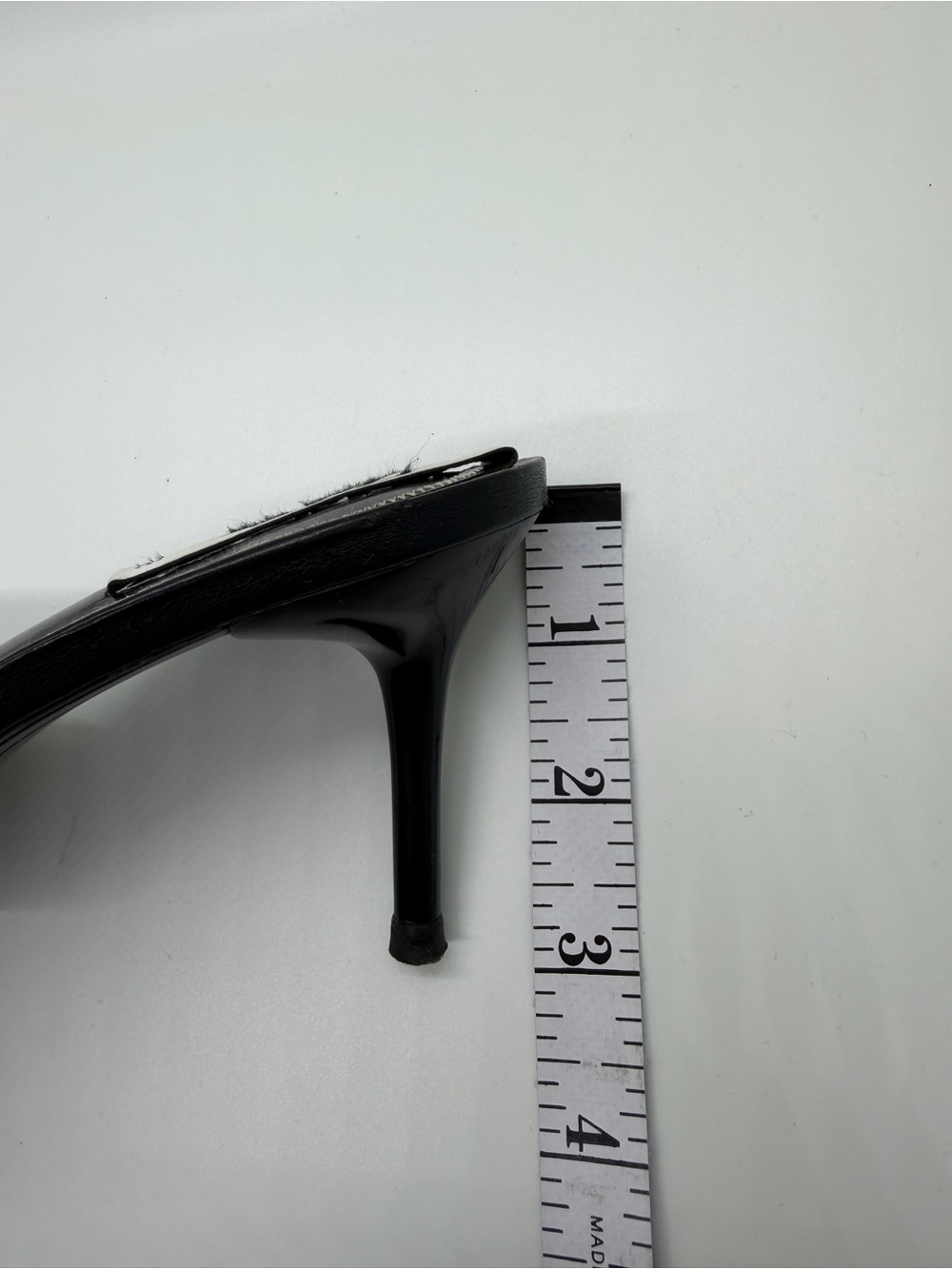 Zara Quilted Black Kitten Heels Size 38 - Picture 7 of 9